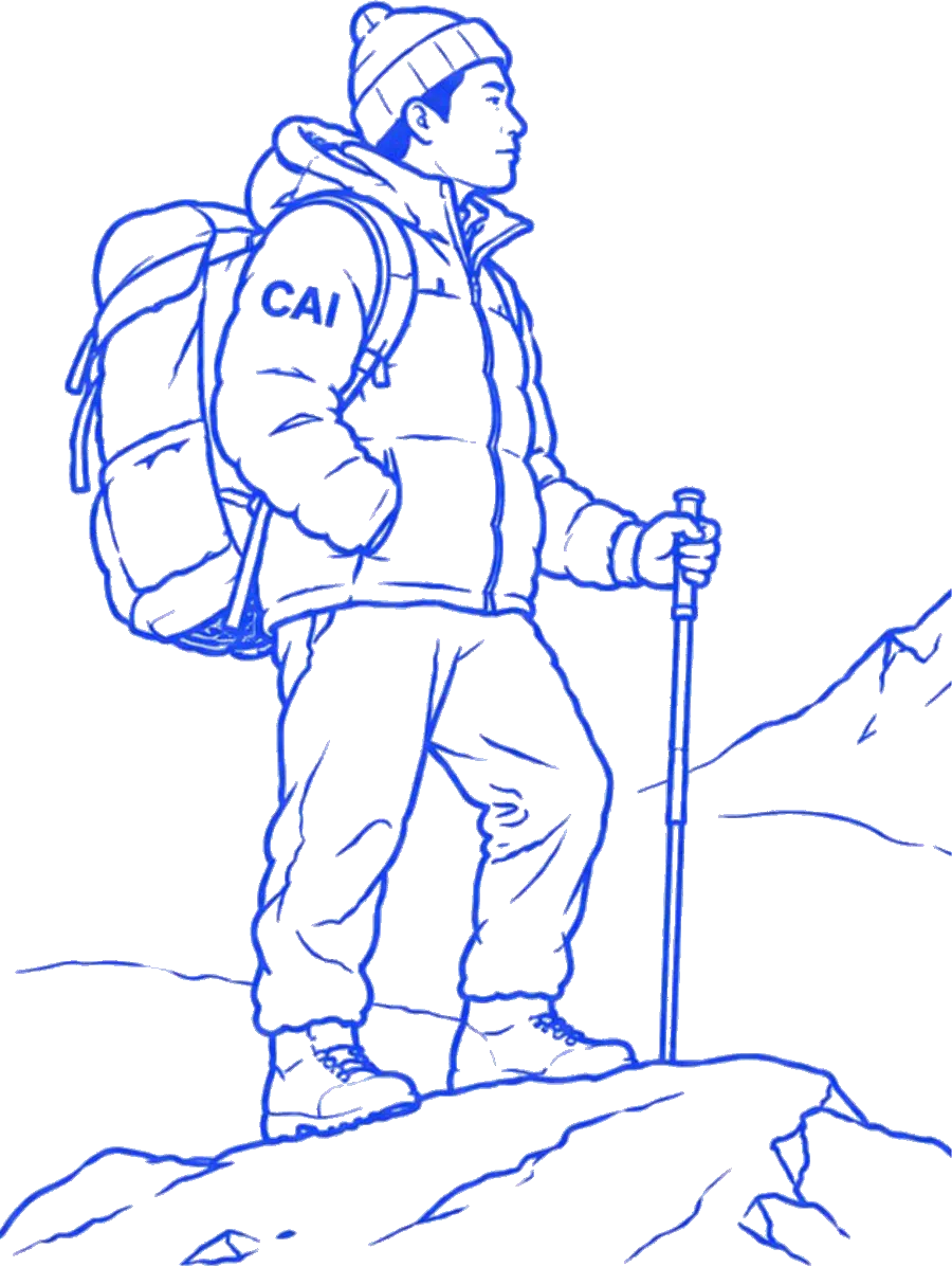 AI Sherpa climbing to the summit
